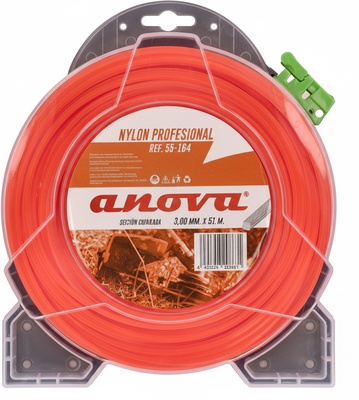 Hilo Desbrozadora Nylon Cuadrado 3.0 mm 51 Metros Hilo Desbrozadora Nylon Cuadrado 3.0 mm 51 Metros